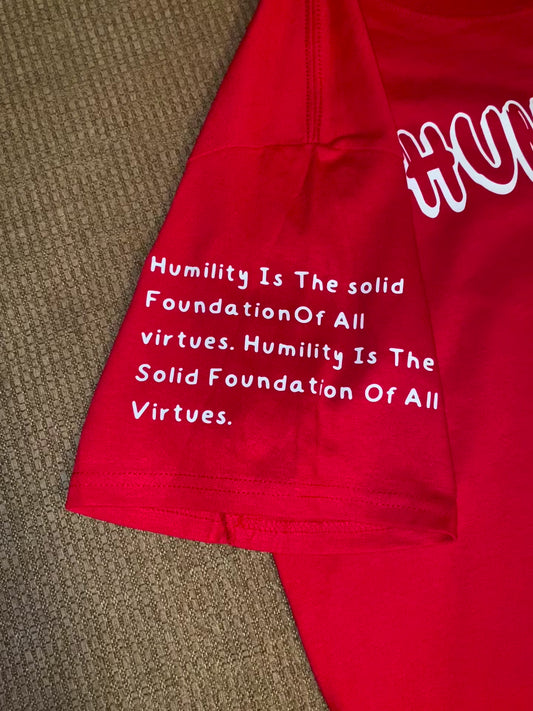 Humility on sleeve Tee